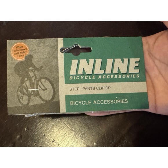 VINTAGE TAIWAN Inline Bicycle Accessories Steel Pants Clip PC #109858 - Picture 5 of 5